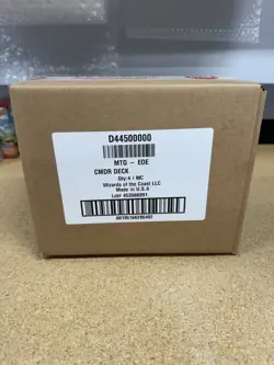 Magic the Gathering EDGE OF ETERNITIES COMMANDER DECK CASE Sealed [4 Decks] - Image 1
