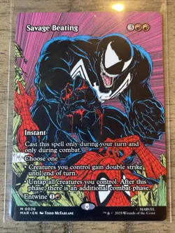 Savage Beating (Borderless) Marvel Universe Eternal-Legal Regular - Image 1