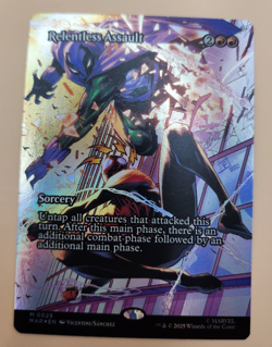 Magic the Gathering - Relentless Assault (Borderless) (MAR) (FOIL) 25 Spider-Man - Image 3