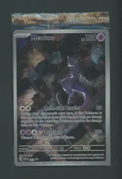 2023 POKEMON SVP EN-SV BLACK STAR PROMO 151 ULTRA-PREM COLL #052 MEWTWO SEALED - Image 1