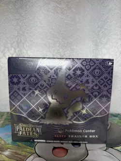 Pokemon TCG Paldean Fates Pokemon Center Elite Trainer Box ETB New Sealed - Image 1