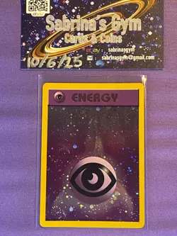 Psychic Energy Reverse Holo WotC 2002 Energize League Promo Rare Pokemon Card - Image 1