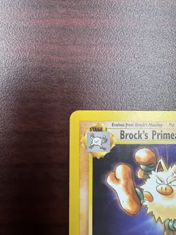 Pokemon TCG: 2000 Gym Challenge 1st Edition Brock's Primeape 35/132 Uncommon LP - Image 3