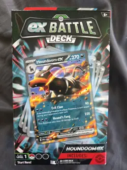 1 TCG Pokemon Ex Battle Deck HOUNDOOM EX 60 CARD DECK BRAND NEW SEALED💥 - Image 1
