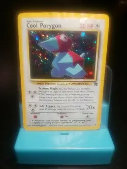 Pokemon Cool Porygon #15 Black Star Promo Heavily Played Damaged Poor Condition - Image 1