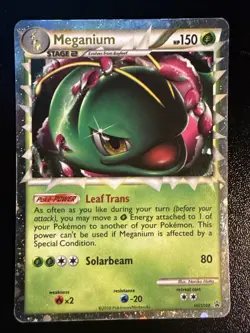 Meganium - HGSS08 - Pokemon Heart Gold Soul Silver Promo Holo HP - Image 1