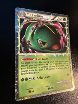 Meganium - HGSS08 - Pokemon Heart Gold Soul Silver Promo Holo HP - Image 2