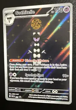 TCG Pokemon Gothitelle 211 Promo White Flare; Black Star Promo Near Mint - Image 3