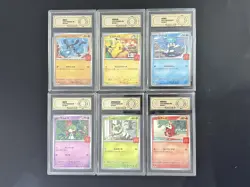 2025 Pokemon Japanese McDonald's PROMO /M-P 020/M-P Pikachu APH 10 Lot 6 #24 erc - Image 1