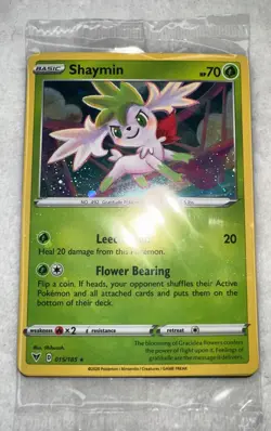 Pokemon TCG Shaymin Pokemon Promos 015/185 Holo Cosmos Holo Rare SEALED - Image 1
