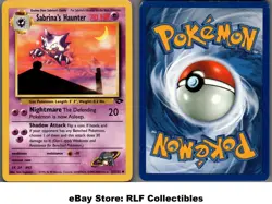 2000 Pokemon, Gym Challenge, #55/132 Sabrina's Haunter, Uncommon - Image 1