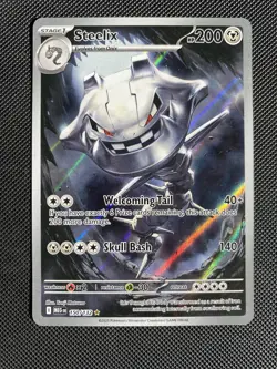 Steelix 150/132 Illustration Rare Pokemon Mega Evolution English NM - Image 1