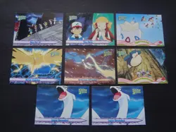 Topps Pokemon the Movie 2000 Lot x8 w 1 Silver Foil MP Lugia Revealed - Image 1