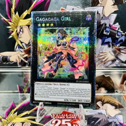 Yugioh Gagagaga Girl DUAD-EN043 Starlight Rare 1st Ed Near Mint - Image 1