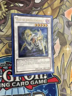 YUGIOH TU07-EN000 ALLY OF JUSTICE CATASTOR ULTIMATE RARE HOLO NM - Image 1