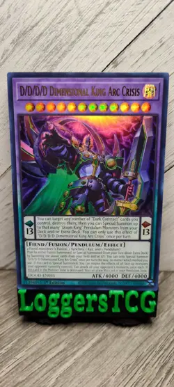 Yu-Gi-Oh! D/D/D/D Dimensional King Arc Crisis / DOOD-EN035 1st Edition NM - Image 1