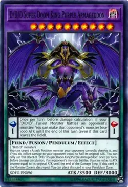 D/D/D Super Doom King Purple Armageddon - SOFU-EN096 - Common - Unlimited Editio - Image 1