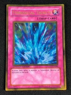 YUGIOH TORRENTIAL TRIBUTE GLD1-EN040 GOLD NM - Image 1