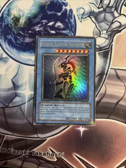 Black Luster Soldier 1st Edition Yu-Gi-Oh Card SYE-024 Ultra Rare LP/VLP (3) - Image 1