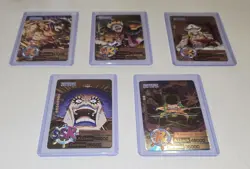 Beautiful One Piece TCG Mixed Set Holo Foil Full Art 5 Card Lot Pack To Sleeve - Image 1