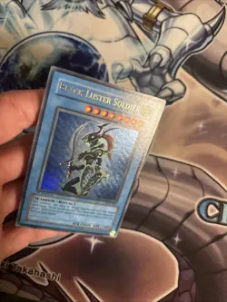 Black Luster Soldier 1st Edition Yu-Gi-Oh Card SYE-024 Ultra Rare LP/VLP (2) - Image 5