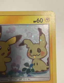 2019 Pokemon Team Up Pikachu Holo Promo #SM162 Black Star Promo Card - Image 5