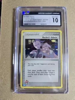 Rocket's Admin. (CLB) 027/034 Trading Card Game Classic Holo - Image 1