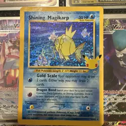 Shining Magikarp 66/64 Celebrations: Classic Collection Holo Pokemon Card - Image 1
