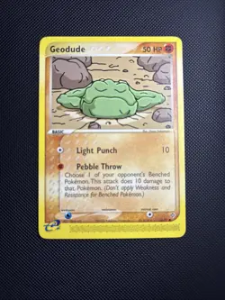 Pokemon TCG Geodude EX Dragon Regular Common Card 55/97 - Image 1