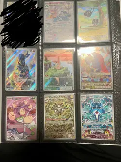 White Flare Binder Pokemon 39 Card Lot, 4 SIRS, 18 IRS, 1 CGC 10, 2 Gold Cards - Image 3