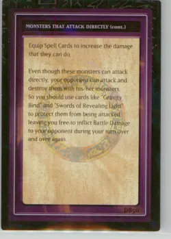 Yu-Gi-Oh! Tip Card #50/50 Exodia Decks 1996 - Image 2