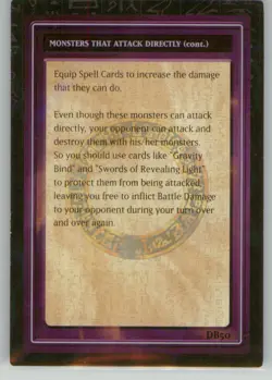 Yu-Gi-Oh! Tip Card #50/50 Exodia Decks 1996 - Image 2