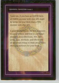 Yu-Gi-Oh! Tip Card #24/50 Exodia Decks 1996 - Image 2