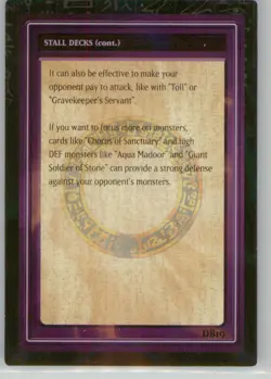Yu-Gi-Oh! Tip Card #19/50 Exodia Decks 1996 - Image 2