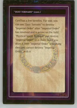 Yu-Gi-Oh! Tip Card #14/50 Exodia Decks 1996 - Image 2