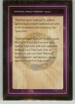 Yu-Gi-Oh! Tip Card #13/50 Exodia Decks 1996 - Image 2