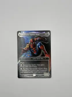 Magic The Gathering MTG Marvel Legends Spectacular Spider-Man Promo Card NM - Image 1