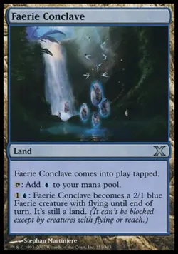 Faerie Conclave - Light Play MTG 10th Edition - Image 1