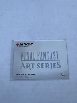 MTG Final Fantasy Art Series Tataru Taru Gold Signature Stamped 25/53 - Image 2