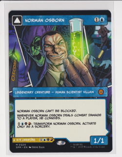 MTG x Spider-Man Norman Osborn / Green Goblin 0220 - Borderless NON-FOIL - Image 1