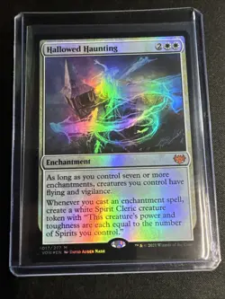 Hallowed Haunting Foil MTG Crimson Vow 017/277 Mythic - Image 1
