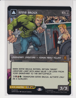 MTG x Spider-Man Venom, Lethal Protector / Eddie Brock 0224 - Borderless FOIL - Image 1