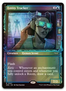 Entity Tracker (Showcase) #307 (Foil) (NM) Duskmourn DSK Magic MTG - Image 1