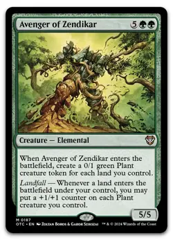 Avenger of Zendikar #187 (NM) Thunder Junction OTC Magic MTG - Image 1