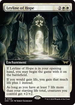 Leyline of Hope (Extended Art) #369 (Foil) (MP) Duskmourn DSK Magic MTG - Image 1
