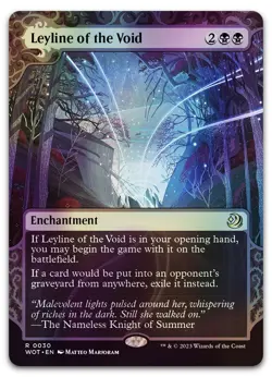 Leyline of the Void #30 (Foil) (NM) Wilds of Eldraine WOT Magic MTG - Image 1