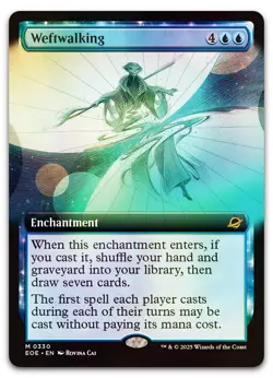 Weftwalking (Extended Art) #330 (Foil) (LP) Edge of Eternities EOE Magic MTG - Image 1