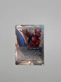 Sensational Spider-Man (Borderless Foil) Marvel's Spider-Man MTG - Image 1
