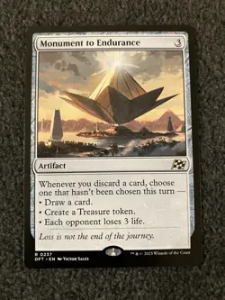 Magic The Gathering MTG - Monument to Endurance - Aetherdrift - Image 1