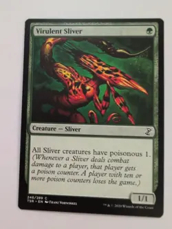 Virulent Sliver Time Spiral Remastered Regular MTG NM - Image 1